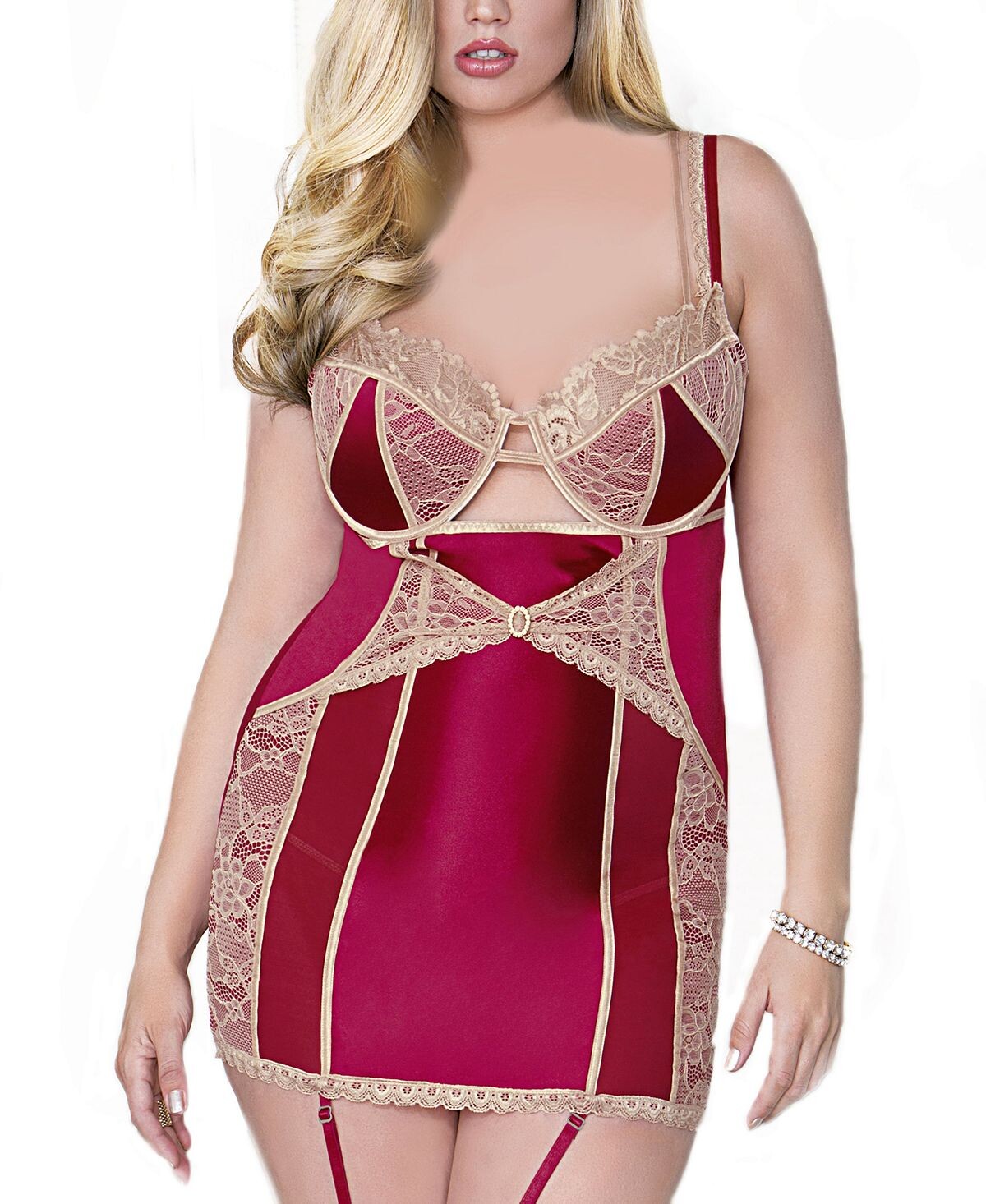 Женское нижнее белье babydoll из сетки больших размеров с формованной поддерживающей чашкой и блестящим кружевом с люрексом iCollection
Женское нижнее белье babydoll из сетки больших размеров с формованной поддерживающей чашкой и блестящим кружевом с люрексом iCollection