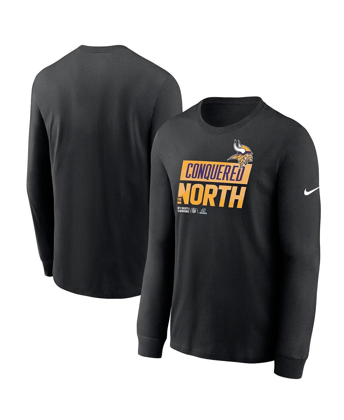 Мужская черная футболка с длинным рукавом minnesota vikings 2022 nfc north division champions locker room trophy collection Nike, черный
Мужская черная футболка с длинным рукавом minnesota vikings 2022 nfc north division champions locker room trophy collection Nike, черный