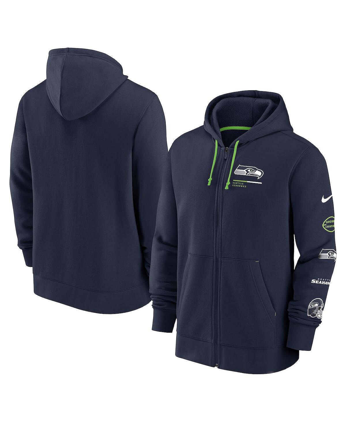 Мужская худи college navy seattle seahawks surrey с молнией во всю длину Nike, синий
Мужская худи college navy seattle seahawks surrey с молнией во всю длину Nike, синий
