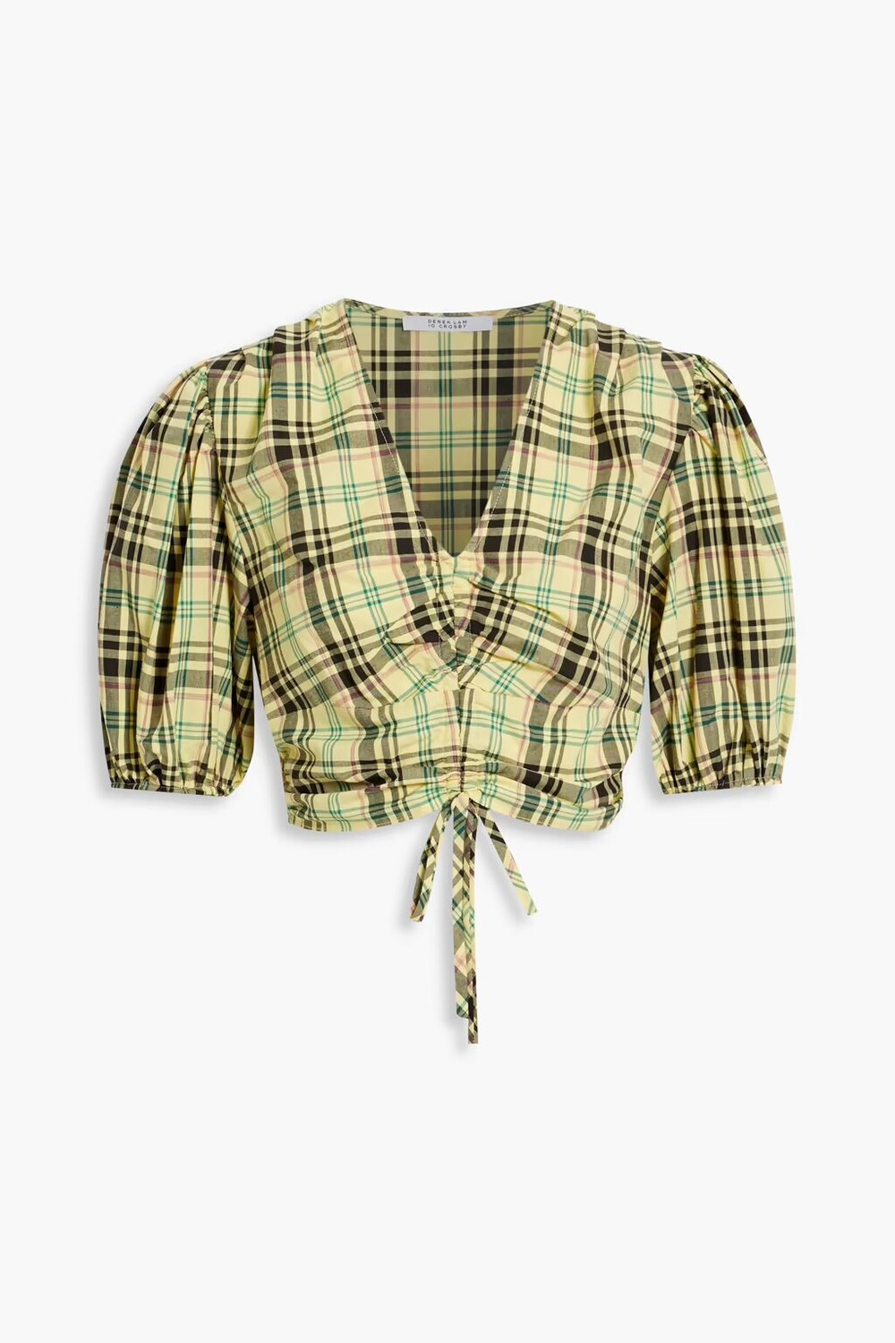 Укороченный топ из поплина в клетку в клетку Derek Lam 10 Crosby, пастельно-желтый
Укороченный топ из поплина в клетку в клетку Derek Lam 10 Crosby, пастельно-желтый