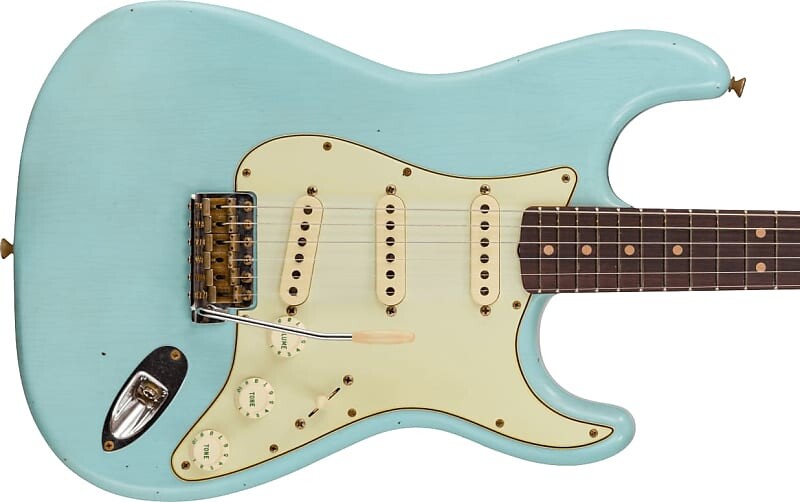 НОВЫЙ ! Fender '64 Stratocaster Strat Journeyman Relic — Faded Aged Daphne Blue — официальный дилер — предзаказ '64 Strat Journeyman Relic, Rosewood Fingerboard
НОВЫЙ ! Fender '64 Stratocaster Strat Journeyman Relic — Faded Aged Daphne Blue — официальный дилер — предзаказ '64 Strat Journeyman Relic, Rosewood Fingerboard