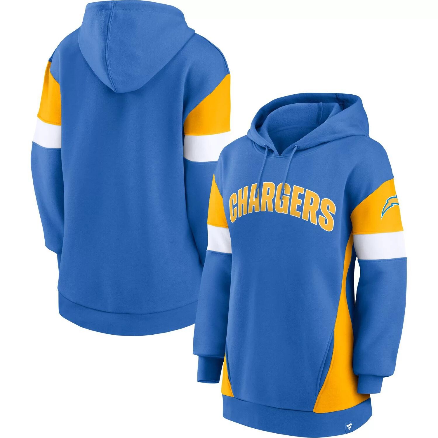Женский пуловер с капюшоном Fanatics Пудрово-синий/золотой Los Angeles Chargers Lock It Down Fanatics
Женский пуловер с капюшоном Fanatics Пудрово-синий/золотой Los Angeles Chargers Lock It Down Fanatics