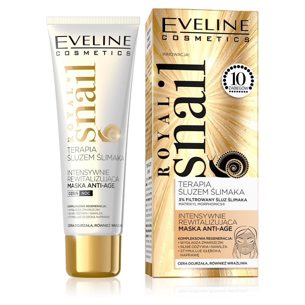 Eveline Cosmetics Royal Snail 30+/40+ интенсивно восстанавливающая антивозрастная маска 50мл
Eveline Cosmetics Royal Snail 30+/40+ интенсивно восстанавливающая антивозрастная маска 50мл