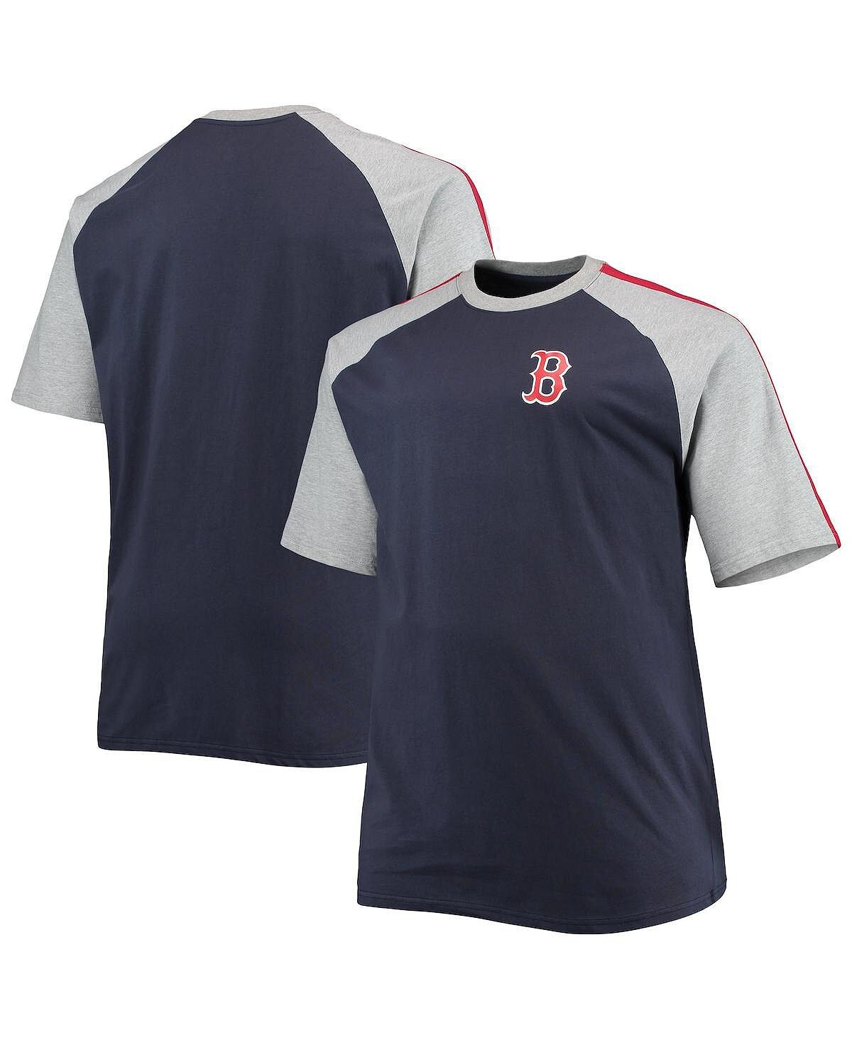Мужская футболка big and tall темно-синего цвета с меланжевым принтом boston red sox b&t curcular raglan Profile, мульти
Мужская футболка big and tall темно-синего цвета с меланжевым принтом boston red sox b&t curcular raglan Profile, мульти