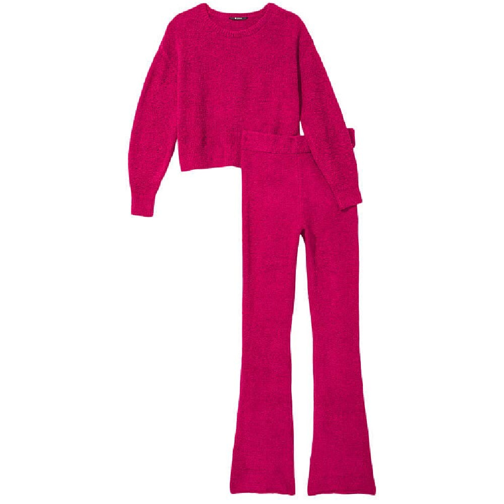Комплект брюки и пуловер Victoria's Secret Cozy Knit Crewneck Flare, ярко-розовый
Комплект брюки и пуловер Victoria's Secret Cozy Knit Crewneck Flare, ярко-розовый