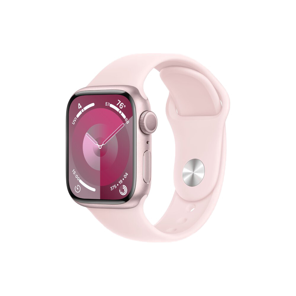 Умные часы Apple Watch Series 9 (GPS), 41мм, Pink Aluminum Case/Pink Sport Band - M/L, Розовый
Умные часы Apple Watch Series 9 (GPS), 41мм, Pink Aluminum Case/Pink Sport Band - M/L, Розовый