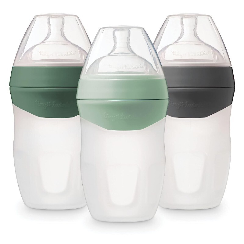 Бутылочки для кормления 3 шт. по 180 мл Tiny Twinkle Silicone, мятный/оливковый/серый
Бутылочки для кормления 3 шт. по 180 мл Tiny Twinkle Silicone, мятный/оливковый/серый