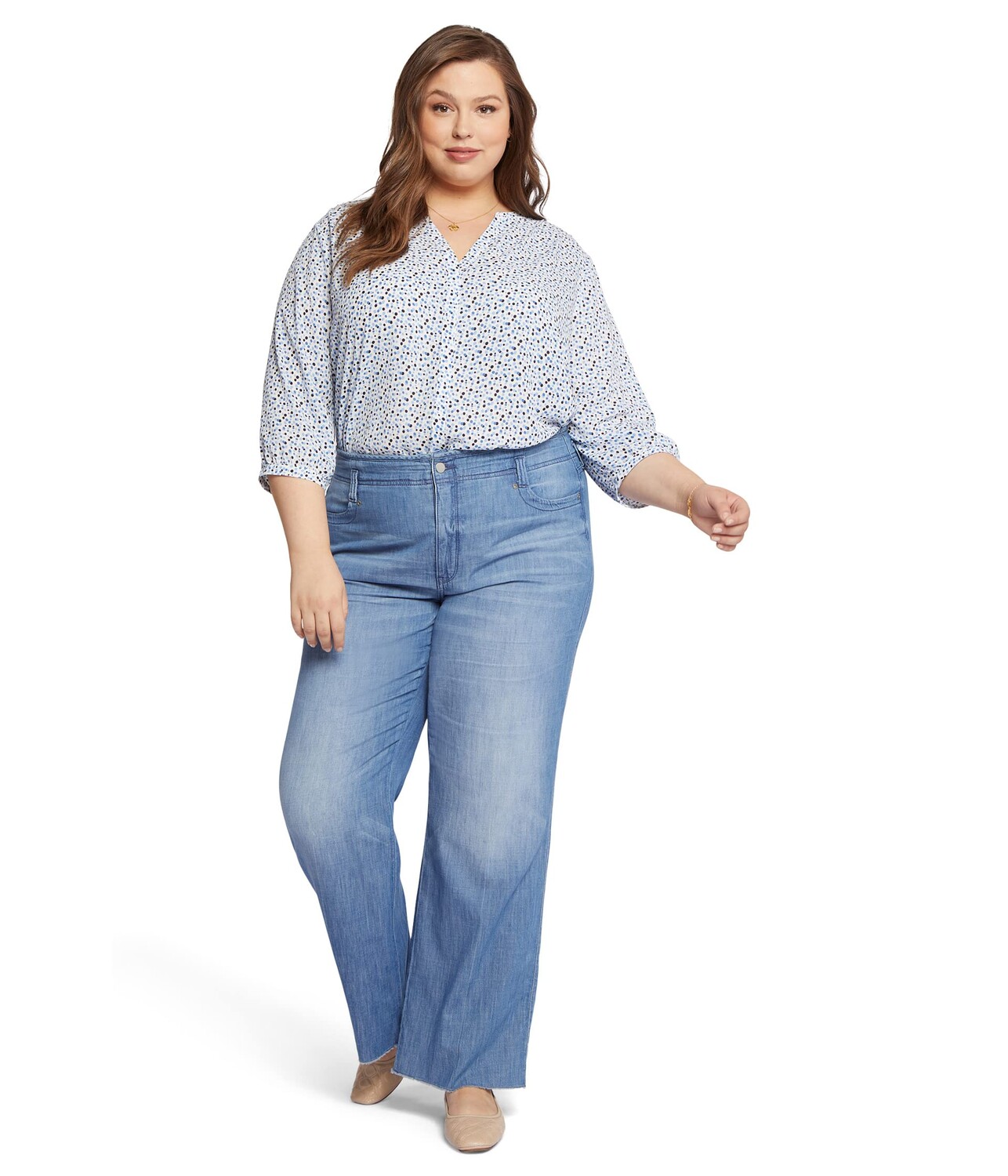 Джинсы NYDJ Plus Size, Plus Size High-Rise Teresa Wide Leg Hollywood Waistband in Everly
Джинсы NYDJ Plus Size, Plus Size High-Rise Teresa Wide Leg Hollywood Waistband in Everly