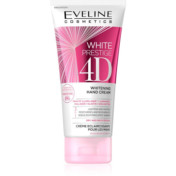 Eveline Cosmetics White Prestige 4D Whitening Hand Cream отбеливающий крем для рук 100мл
Eveline Cosmetics White Prestige 4D Whitening Hand Cream отбеливающий крем для рук 100мл