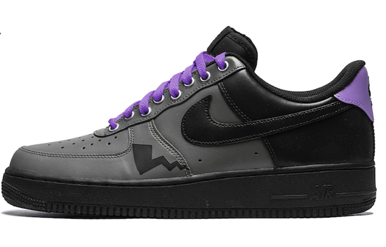 Кроссовки Nike Air Force 1 Skateboarding Shoes Unisex Low-top Black/Purple, черный/серый
Кроссовки Nike Air Force 1 Skateboarding Shoes Unisex Low-top Black/Purple, черный/серый