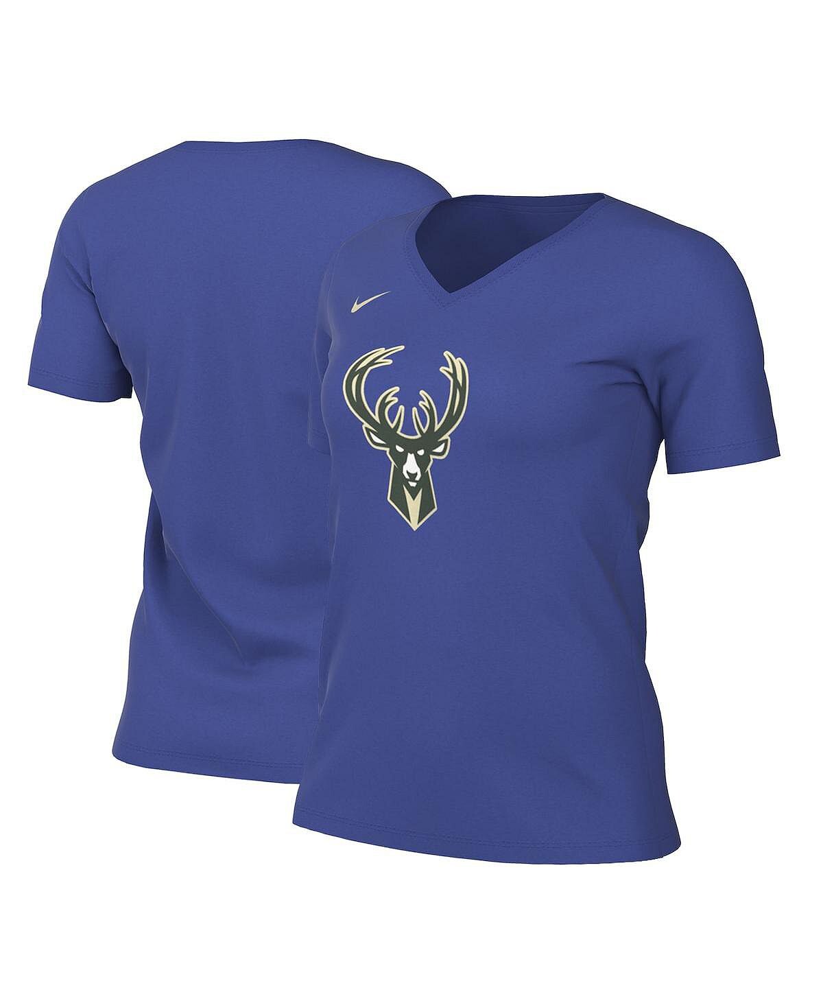 Женская футболка royal milwaukee bucks 2022/23 city edition essential с v-образным вырезом Nike
Женская футболка royal milwaukee bucks 2022/23 city edition essential с v-образным вырезом Nike