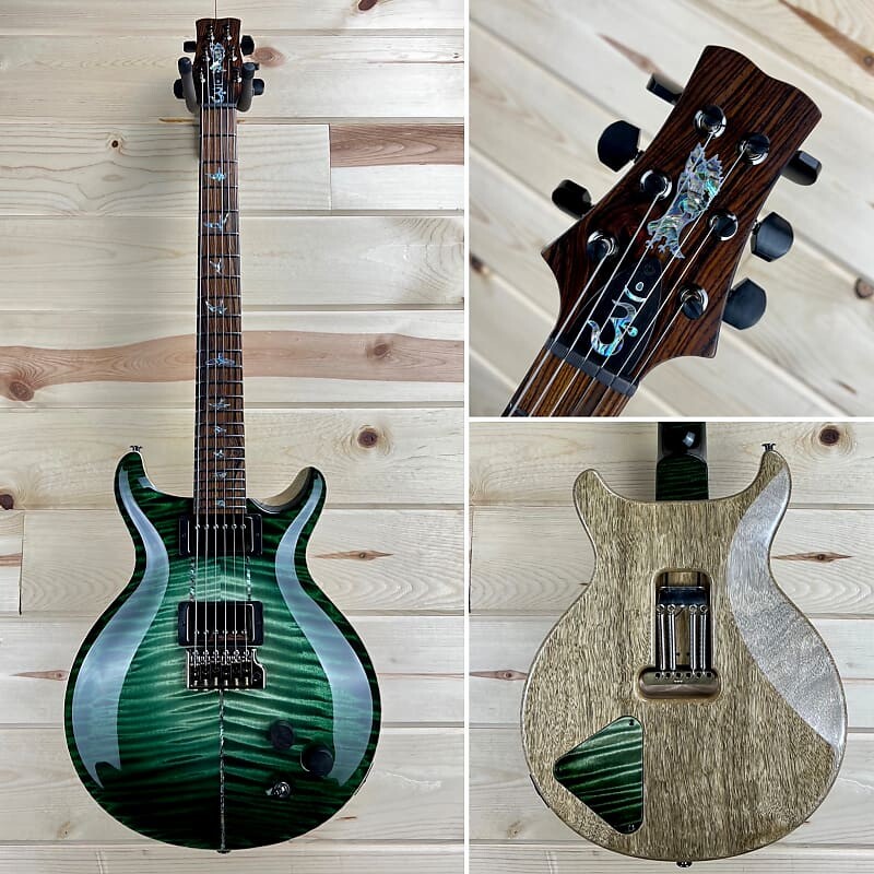 PRS Paul Reed Smith Private Stock Santana II Evergreen Glow Cocobolo Black Limba НОВИНКА! PS № 9861
PRS Paul Reed Smith Private Stock Santana II Evergreen Glow Cocobolo Black Limba НОВИНКА! PS № 9861