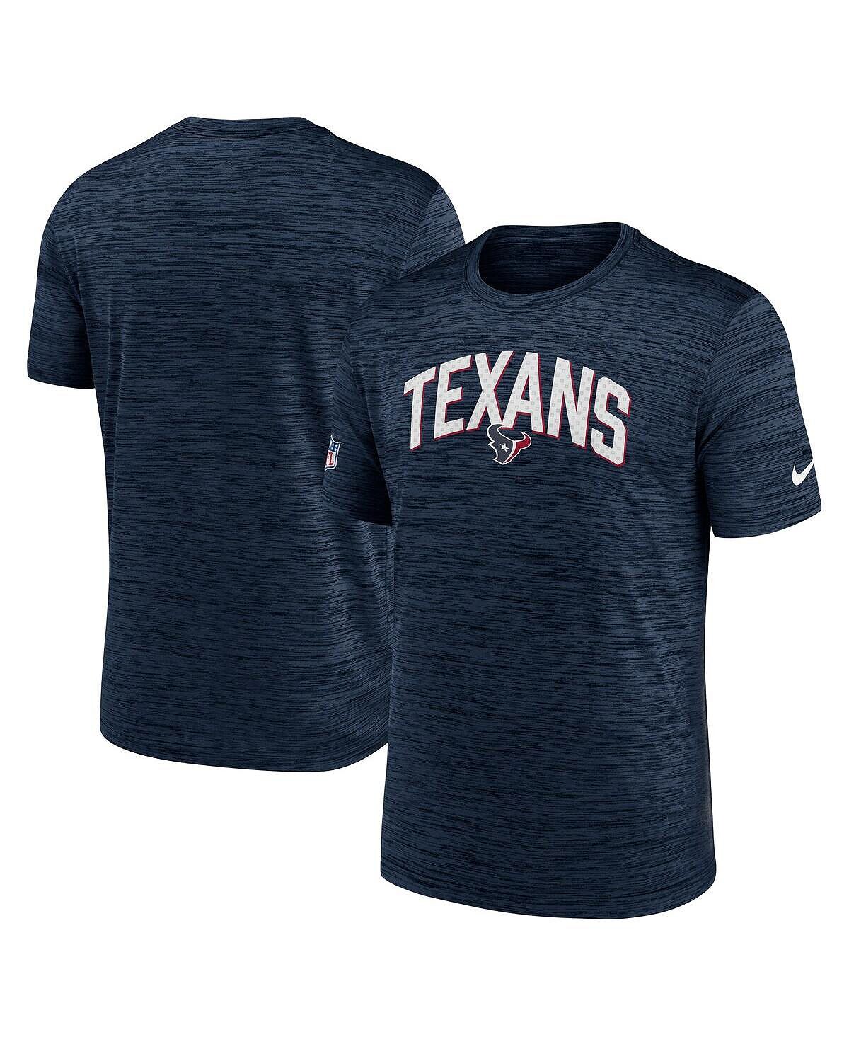 Мужская темно-синяя футболка houston texans velocity athletic stack performance Nike, синий
Мужская темно-синяя футболка houston texans velocity athletic stack performance Nike, синий