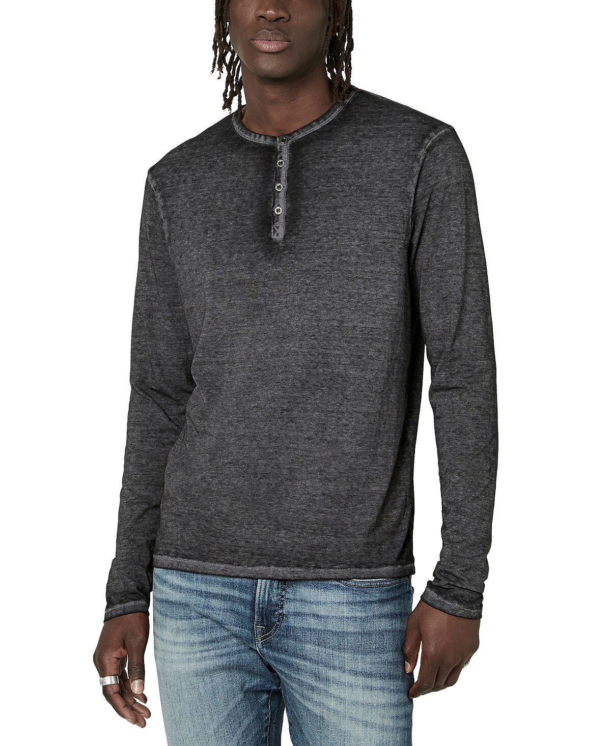 Мужская футболка с длинным рукавом faded kaduk henley Buffalo David Bitton, черный
Мужская футболка с длинным рукавом faded kaduk henley Buffalo David Bitton, черный