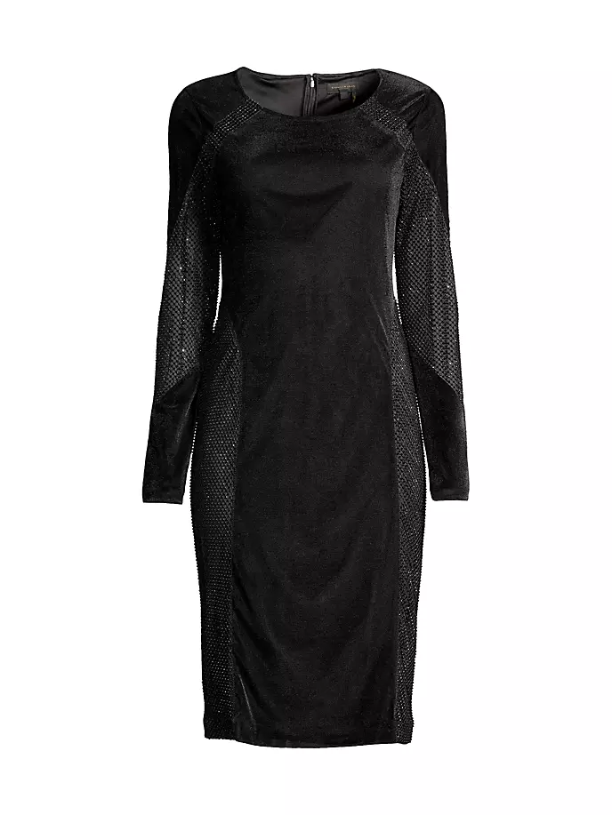 Коктейльное платье из бархата и сетки для светских мероприятий Donna Karan New York, черный
Коктейльное платье из бархата и сетки для светских мероприятий Donna Karan New York, черный