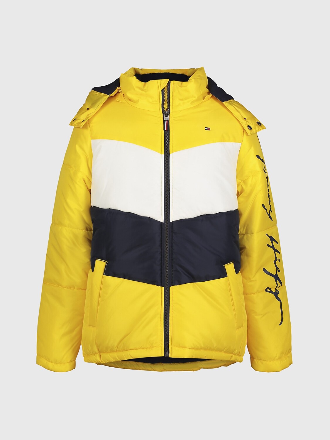 Пуффер с цветными блоками для больших детей Tommy Hilfiger, теплый желтый
Пуффер с цветными блоками для больших детей Tommy Hilfiger, теплый желтый