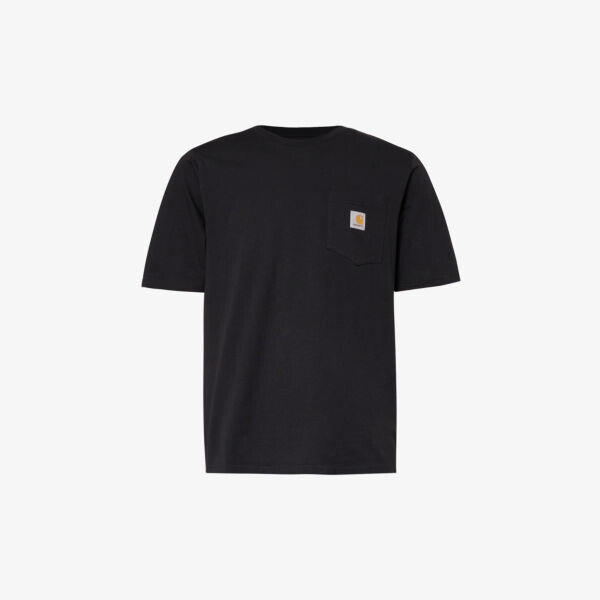 Футболка из хлопкового джерси с карманом и нашивкой-логотипом Carhartt Wip, черный
Футболка из хлопкового джерси с карманом и нашивкой-логотипом Carhartt Wip, черный