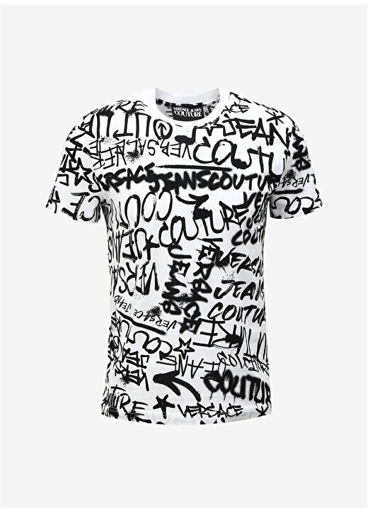Белая мужская футболка с круглым вырезом 75GAH6S0JS211003 Versace Jeans Couture, белый
Белая мужская футболка с круглым вырезом 75GAH6S0JS211003 Versace Jeans Couture, белый