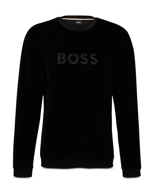 Велюровый свитшот стандартного кроя с круглым вырезом из смеси хлопка BOSS, цвет Black
Велюровый свитшот стандартного кроя с круглым вырезом из смеси хлопка BOSS, цвет Black