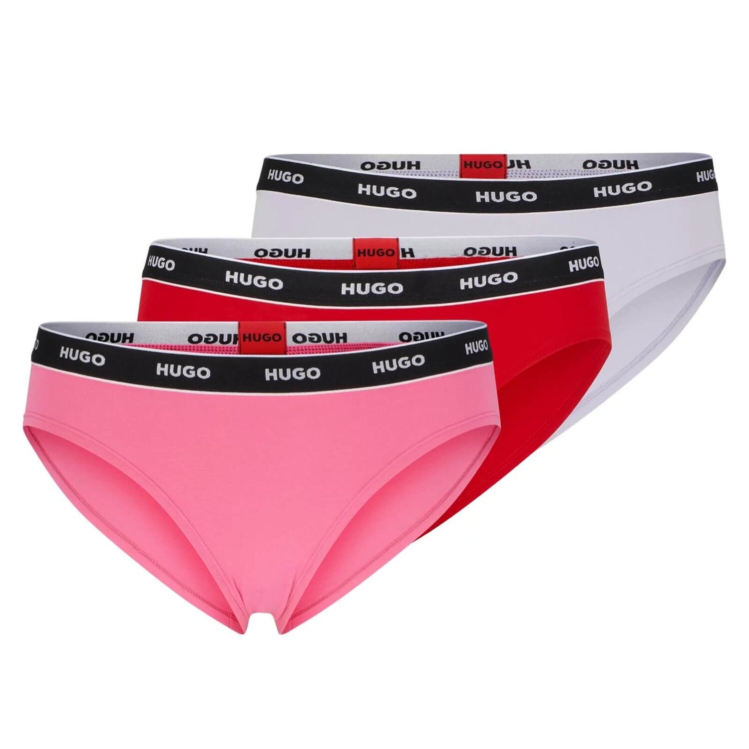 Комплект трусиков из эластичного хлопка Hugo With Logo Waistbands, 3 штуки, розовый/красный/белый
Комплект трусиков из эластичного хлопка Hugo With Logo Waistbands, 3 штуки, розовый/красный/белый