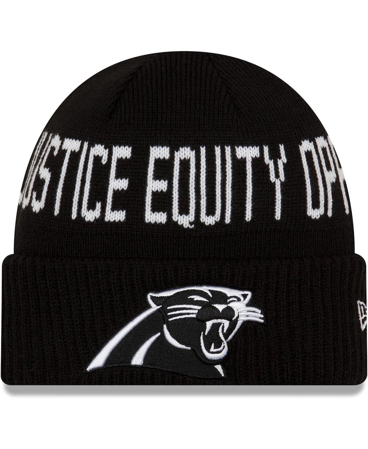 Мужская вязаная шапка с манжетами Black Carolina Panthers Team Social Justice New Era
Мужская вязаная шапка с манжетами Black Carolina Panthers Team Social Justice New Era
