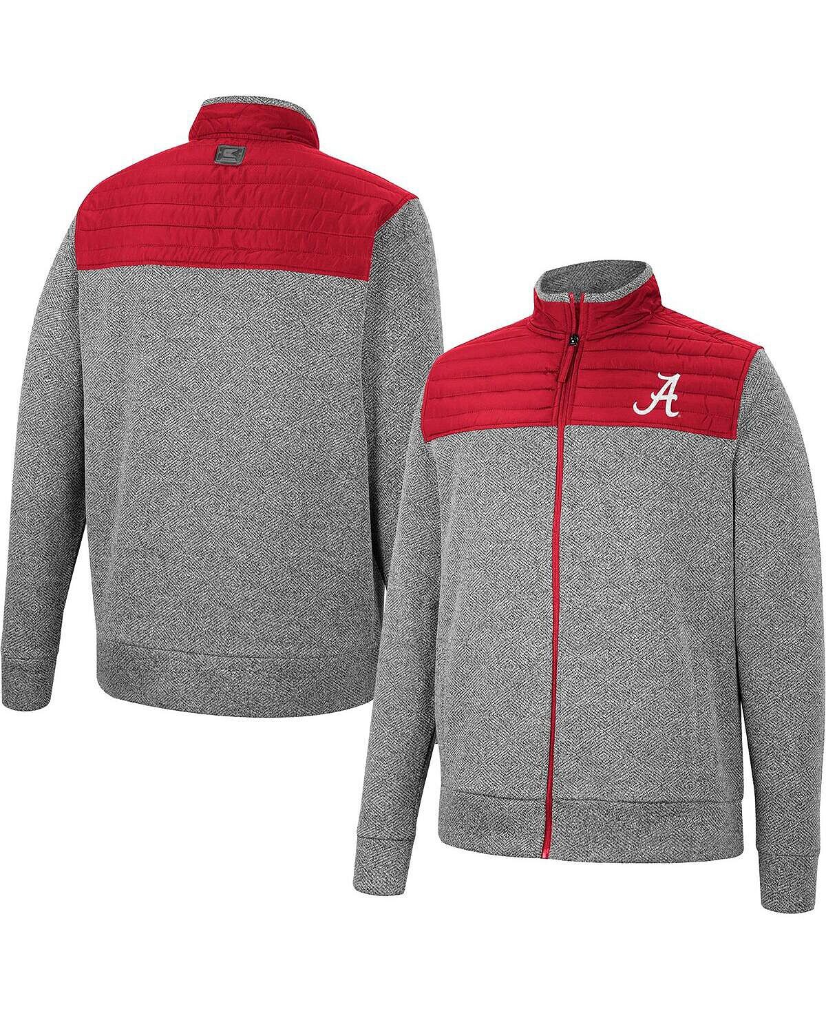 Мужская серая куртка cardinal alabama crimson tide putter с молнией во всю длину в елочку Colosseum, мульти
Мужская серая куртка cardinal alabama crimson tide putter с молнией во всю длину в елочку Colosseum, мульти