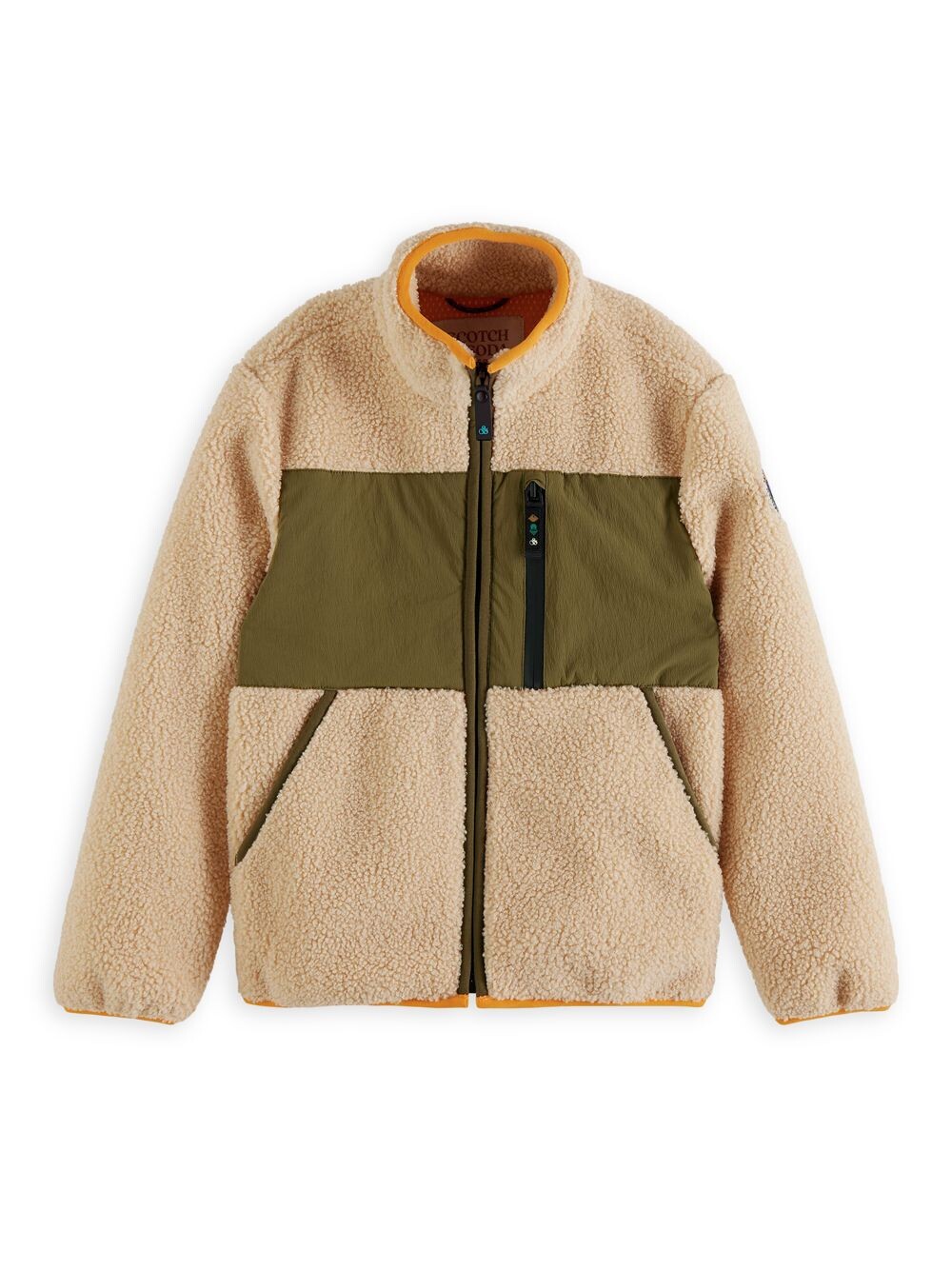 Куртка Teddy из контрастного нейлона на молнии для маленьких мальчиков Scotch & Soda, бежевый
Куртка Teddy из контрастного нейлона на молнии для маленьких мальчиков Scotch & Soda, бежевый