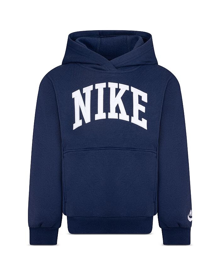 Nike Флисовый пуловер с капюшоном Nike Sportswear Club для мальчиков — Little Kid, синий
Nike Флисовый пуловер с капюшоном Nike Sportswear Club для мальчиков — Little Kid, синий