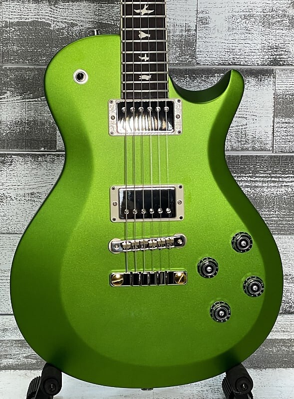 Электрогитара PRS S2 McCarty 594-SC — матовый металлик «Grinch Green» нестандартного цвета — сделано в США
Электрогитара PRS S2 McCarty 594-SC — матовый металлик «Grinch Green» нестандартного цвета — сделано в США