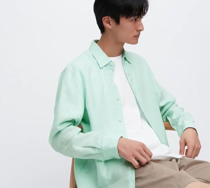 Рубашка классического кроя из льна премиум-класса Uniglo Premium Linen Regular Fit, светло-зеленый
Рубашка классического кроя из льна премиум-класса Uniglo Premium Linen Regular Fit, светло-зеленый