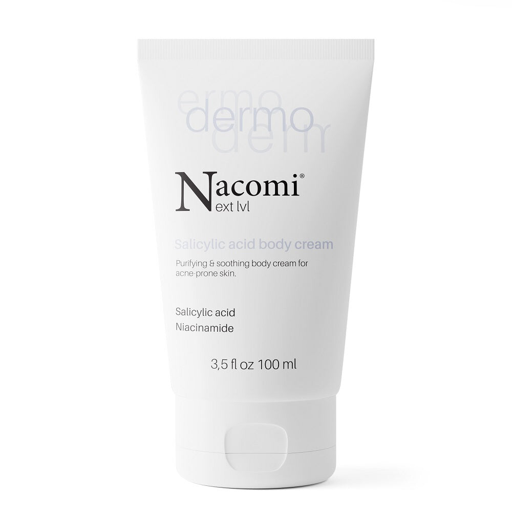 Nacomi Очищающий и успокаивающий крем для тела Next Level Dermo с салициловой кислотой и ниацинамидом 100мл
Nacomi Очищающий и успокаивающий крем для тела Next Level Dermo с салициловой кислотой и ниацинамидом 100мл