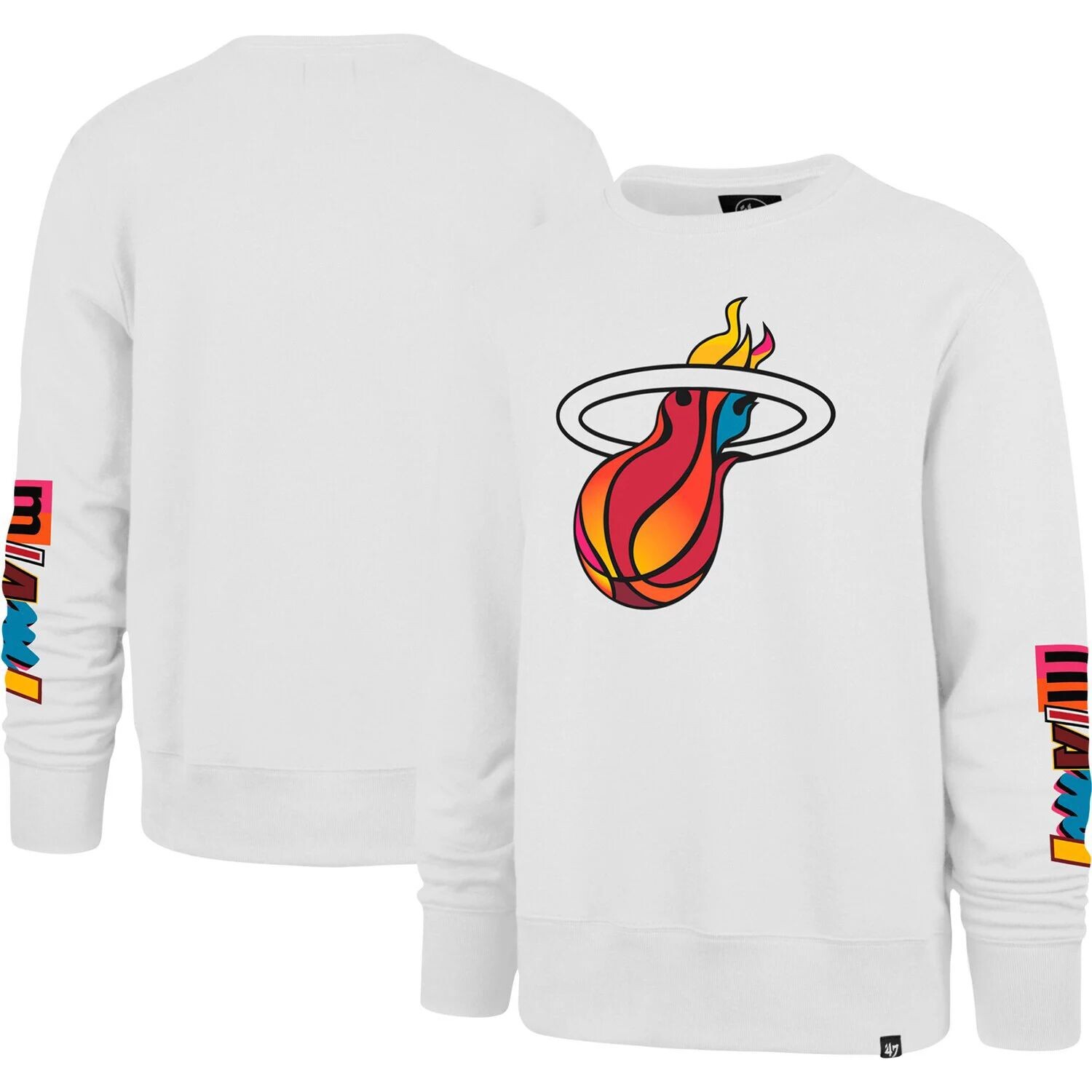 Мужской пуловер с двумя торфяными полосками '47 White Miami Heat 2022/23 City Edition
Мужской пуловер с двумя торфяными полосками '47 White Miami Heat 2022/23 City Edition