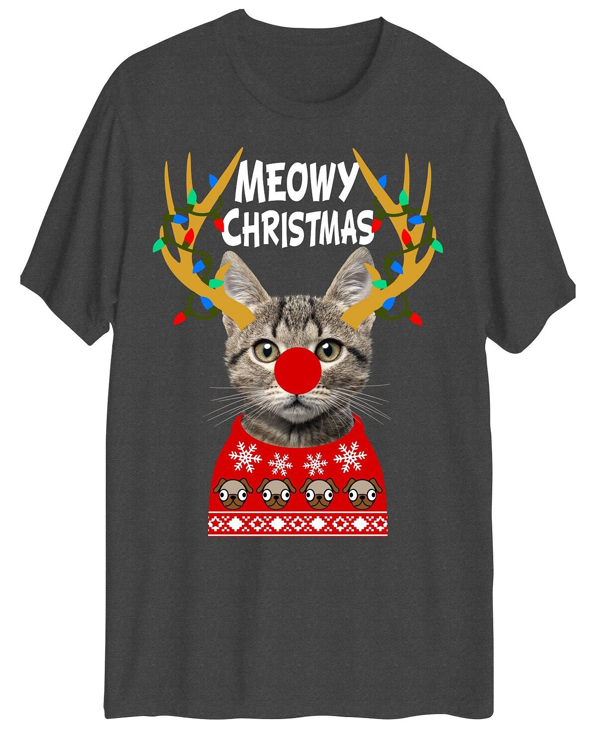 Мужская футболка с коротким рукавом hybrid meowy christmas AIRWAVES, мульти, Серый
Мужская футболка с коротким рукавом hybrid meowy christmas AIRWAVES, мульти, Серый