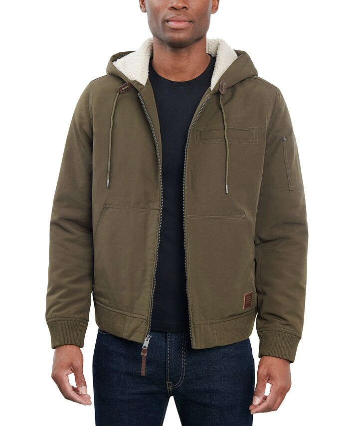 Мужская куртка с капюшоном на флисовой подкладке и молнии спереди Lucky Brand, зеленый
Мужская куртка с капюшоном на флисовой подкладке и молнии спереди Lucky Brand, зеленый