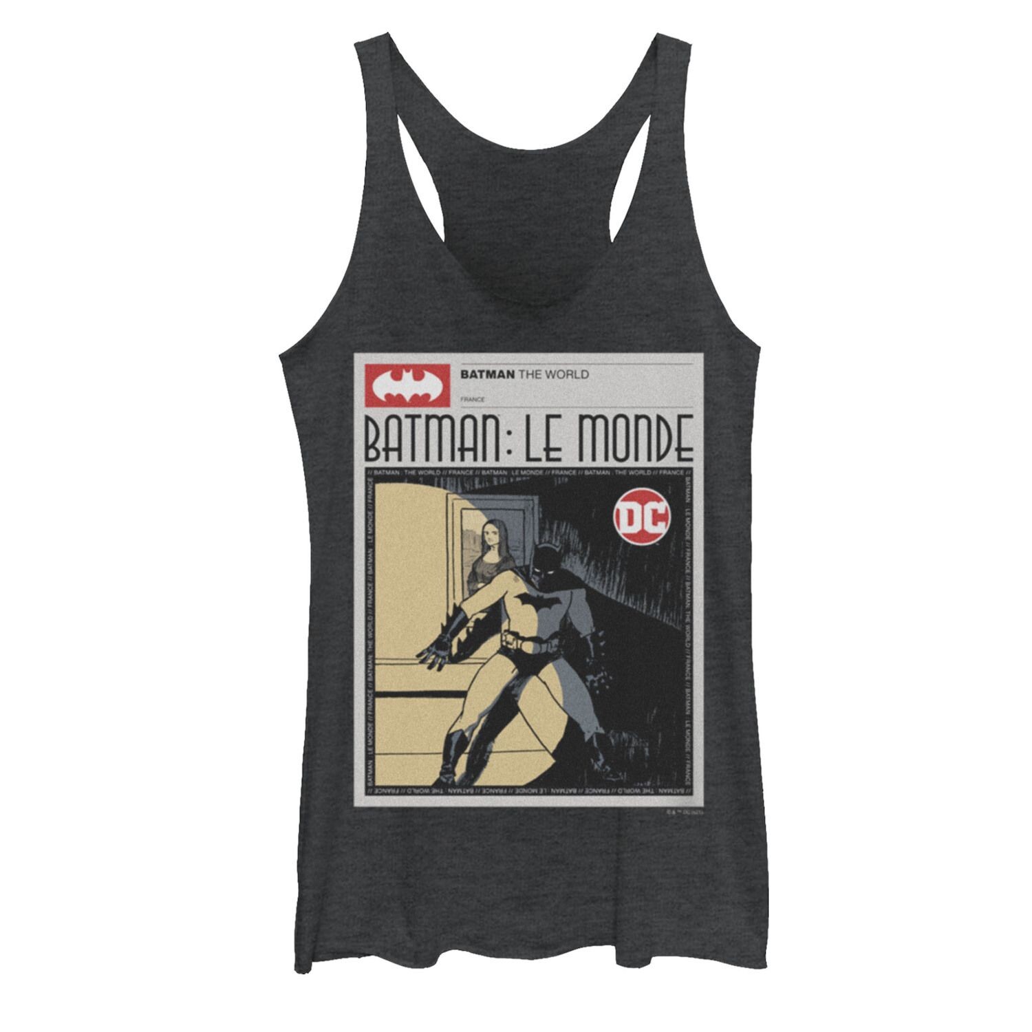 Бэтмен среди юниоров: Le Monde France News Poster Tank Licensed Character
Бэтмен среди юниоров: Le Monde France News Poster Tank Licensed Character