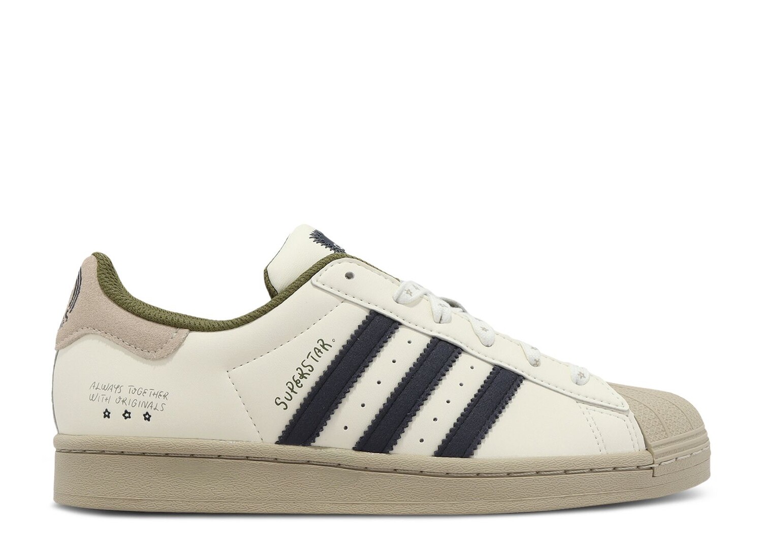 Кроссовки adidas Yu Nagaba X Superstar 'Always Together', кремовый, Бежевый
Кроссовки adidas Yu Nagaba X Superstar 'Always Together', кремовый, Бежевый