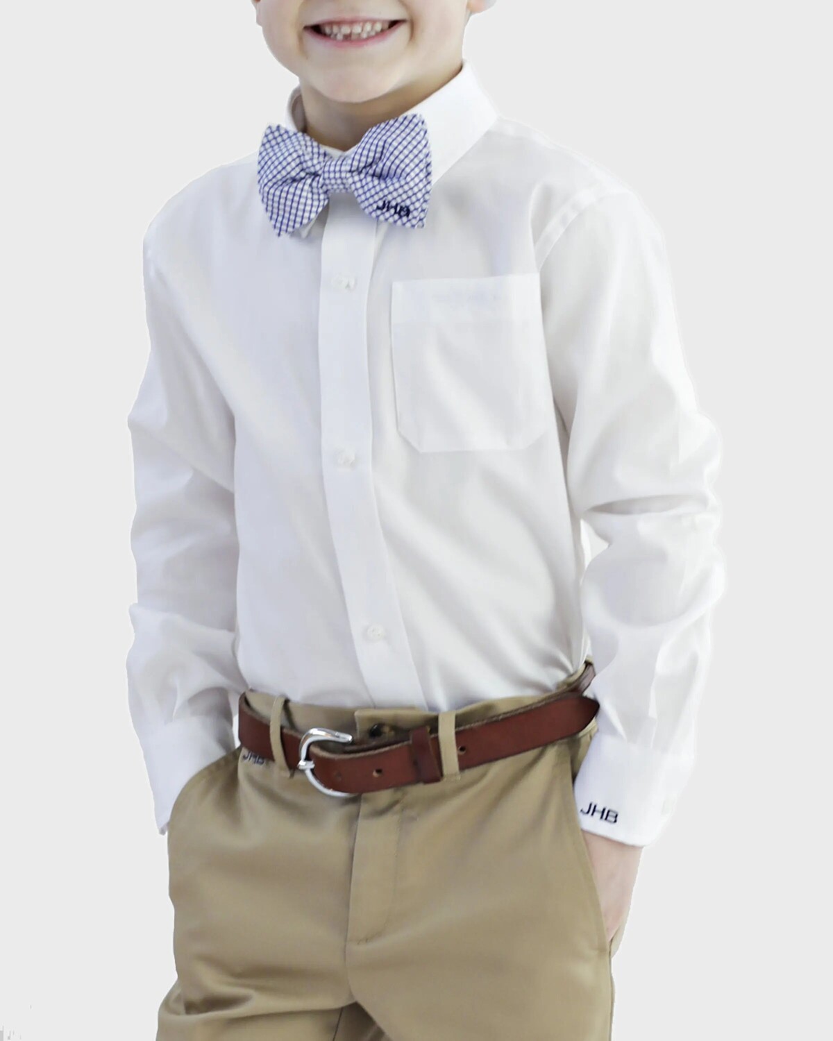 Однотонная рубашка — вариант с монограммой, размер 4/5–18 Brown Bowen and Company, цвет White Solid
Однотонная рубашка — вариант с монограммой, размер 4/5–18 Brown Bowen and Company, цвет White Solid