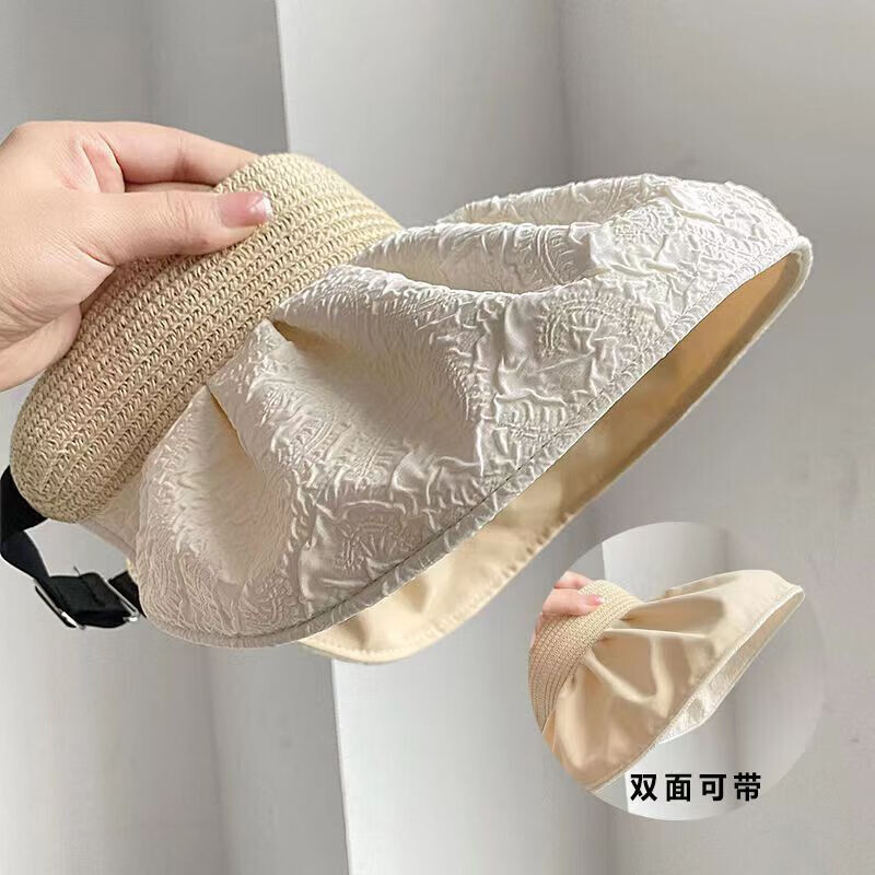 Xianluozi солнцезащитная шляпа женская летняя дорожная солнцезащитная шляпа с большими полями универсальная пустая шляпа в стиле Хепберн двусторонний бежевый
Xianluozi солнцезащитная шляпа женская летняя дорожная солнцезащитная шляпа с большими полями универсальная пустая шляпа в стиле Хепберн двусторонний бежевый