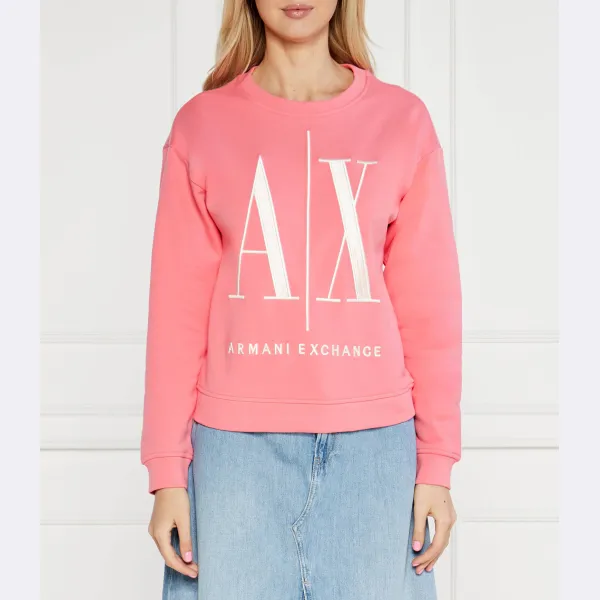 Толстовка обычного кроя Armani Exchange, розовый 
Толстовка обычного кроя Armani Exchange, розовый