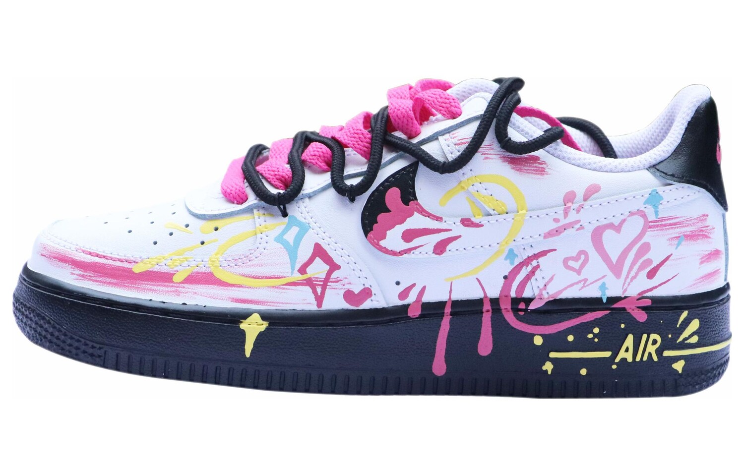 Кроссовки Nike Air Force 1 Skateboard Shoes Women's Low-Top White/black/pink/yellow/blue
Кроссовки Nike Air Force 1 Skateboard Shoes Women's Low-Top White/black/pink/yellow/blue