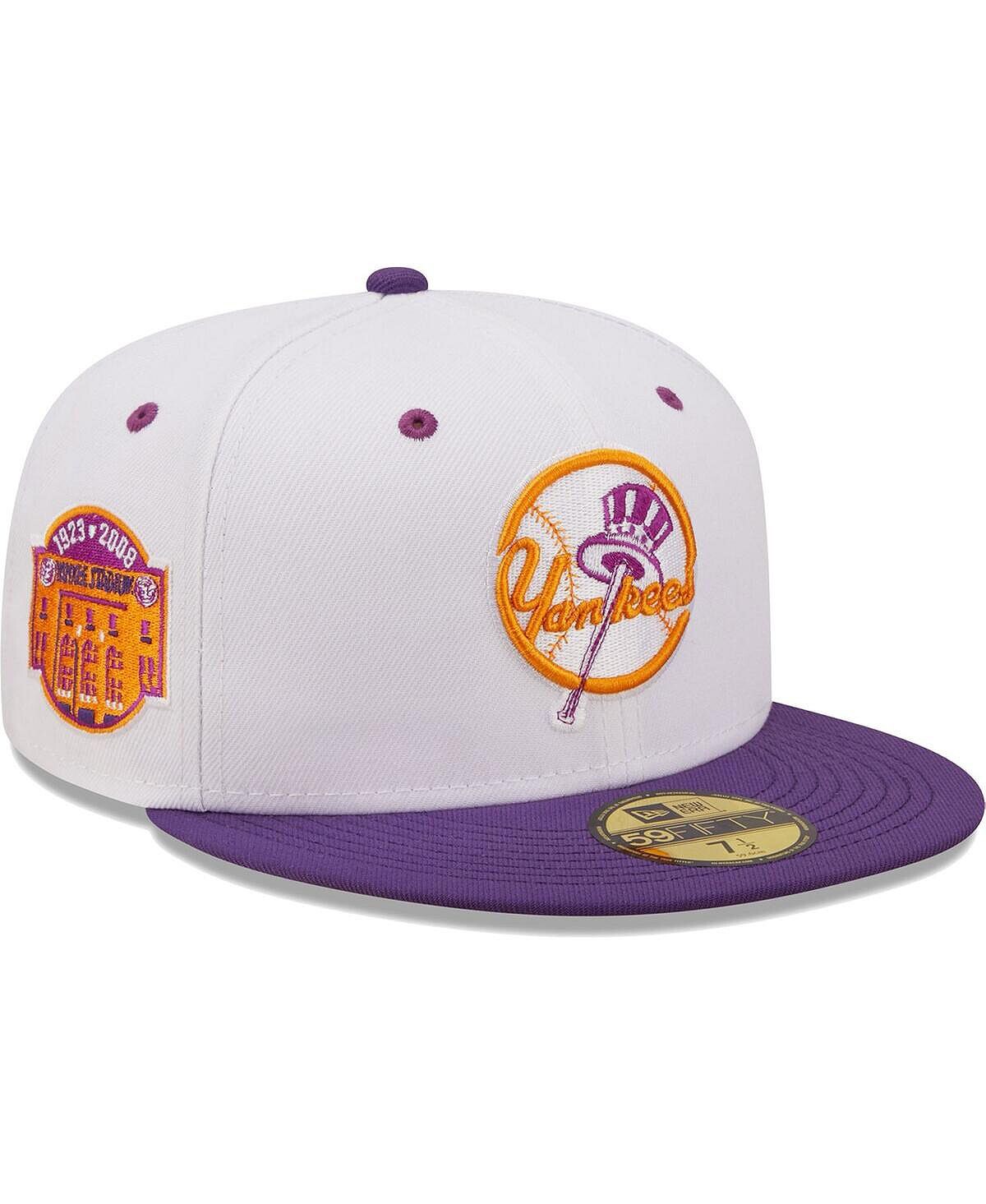 Мужская бело-фиолетовая шляпа финального сезона New York Yankees на стадионе Original Yankee Stadium Grape Lolli 59FIFTY. New Era
Мужская бело-фиолетовая шляпа финального сезона New York Yankees на стадионе Original Yankee Stadium Grape Lolli 59FIFTY. New Era