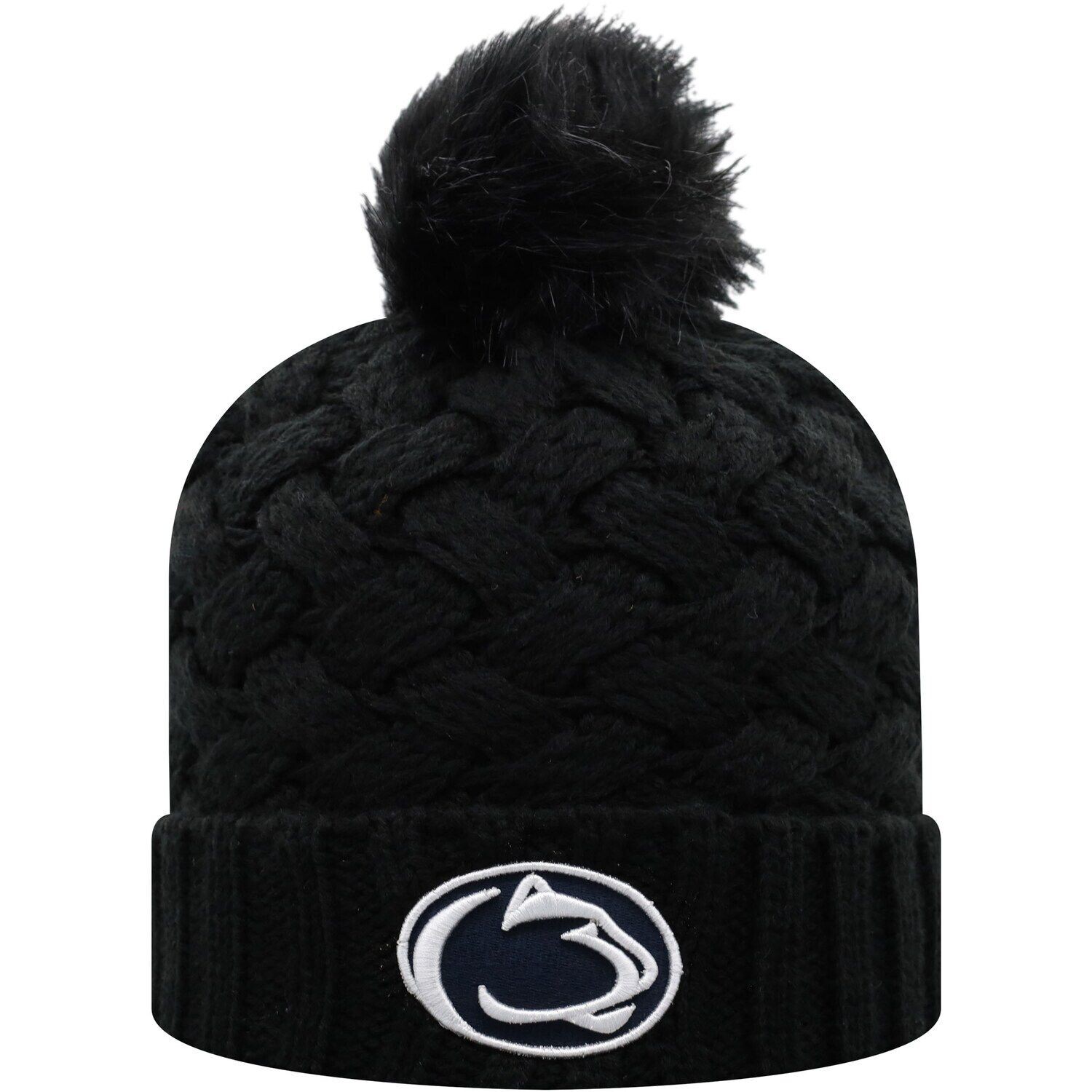 Женская вязаная шапка Top of the World черного цвета с манжетами и помпоном Nittany Lions Frankie Penn State
Женская вязаная шапка Top of the World черного цвета с манжетами и помпоном Nittany Lions Frankie Penn State