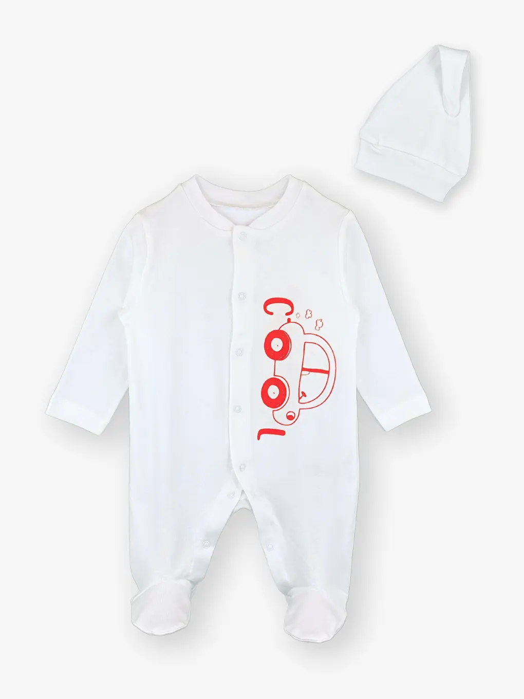 Комбинезон для маленьких мальчиков с круглым вырезом и длинными рукавами, комплект из 2 штук LUGGİ BABY, белый
Комбинезон для маленьких мальчиков с круглым вырезом и длинными рукавами, комплект из 2 штук LUGGİ BABY, белый