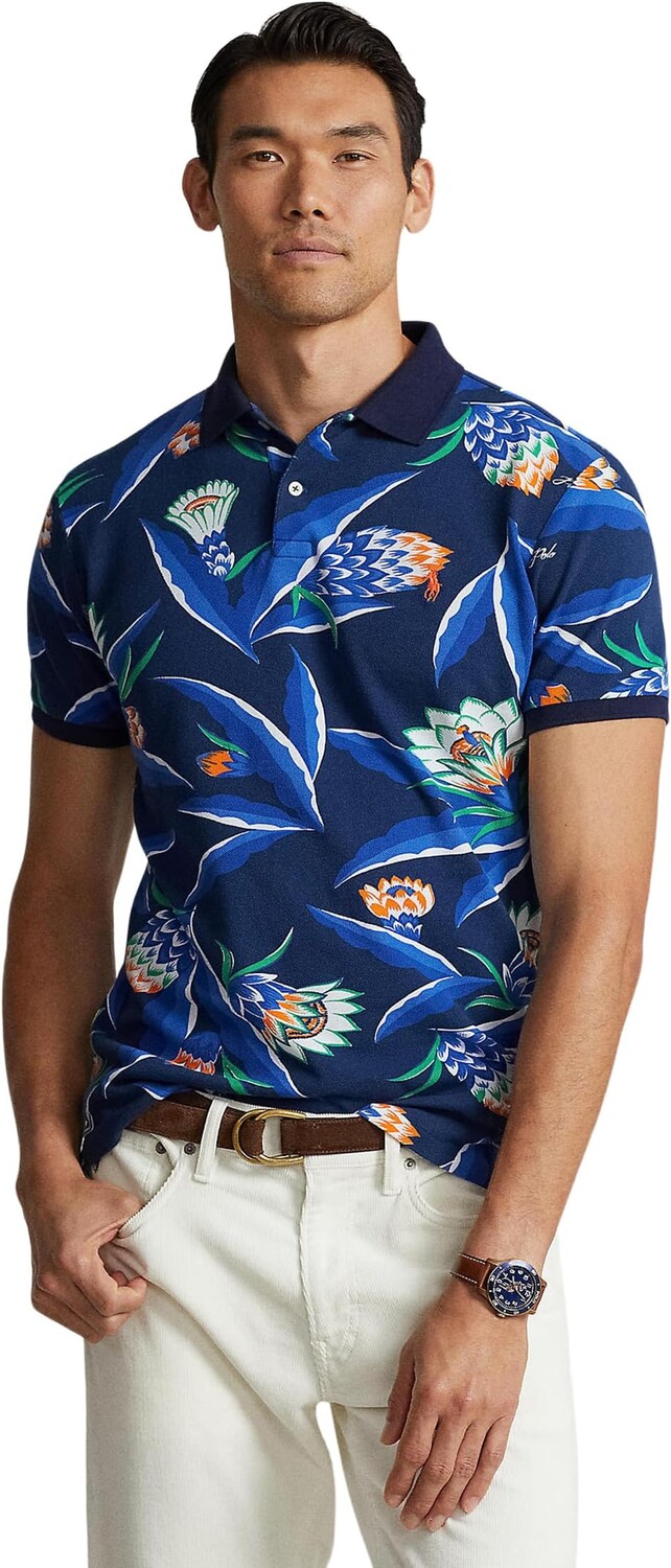 Рубашка-поло Classic Fit Floral Mesh Polo Short Sleeve Shirt Polo Ralph Lauren, цвет Bonheur Floral/Newport Navy
Рубашка-поло Classic Fit Floral Mesh Polo Short Sleeve Shirt Polo Ralph Lauren, цвет Bonheur Floral/Newport Navy