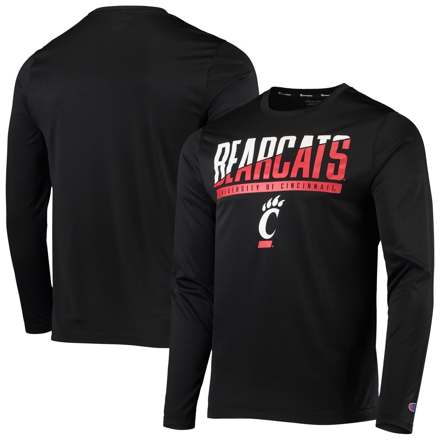 Мужская черная футболка с длинными рукавами и надписью Cincinnati Bearcats Champion
Мужская черная футболка с длинными рукавами и надписью Cincinnati Bearcats Champion