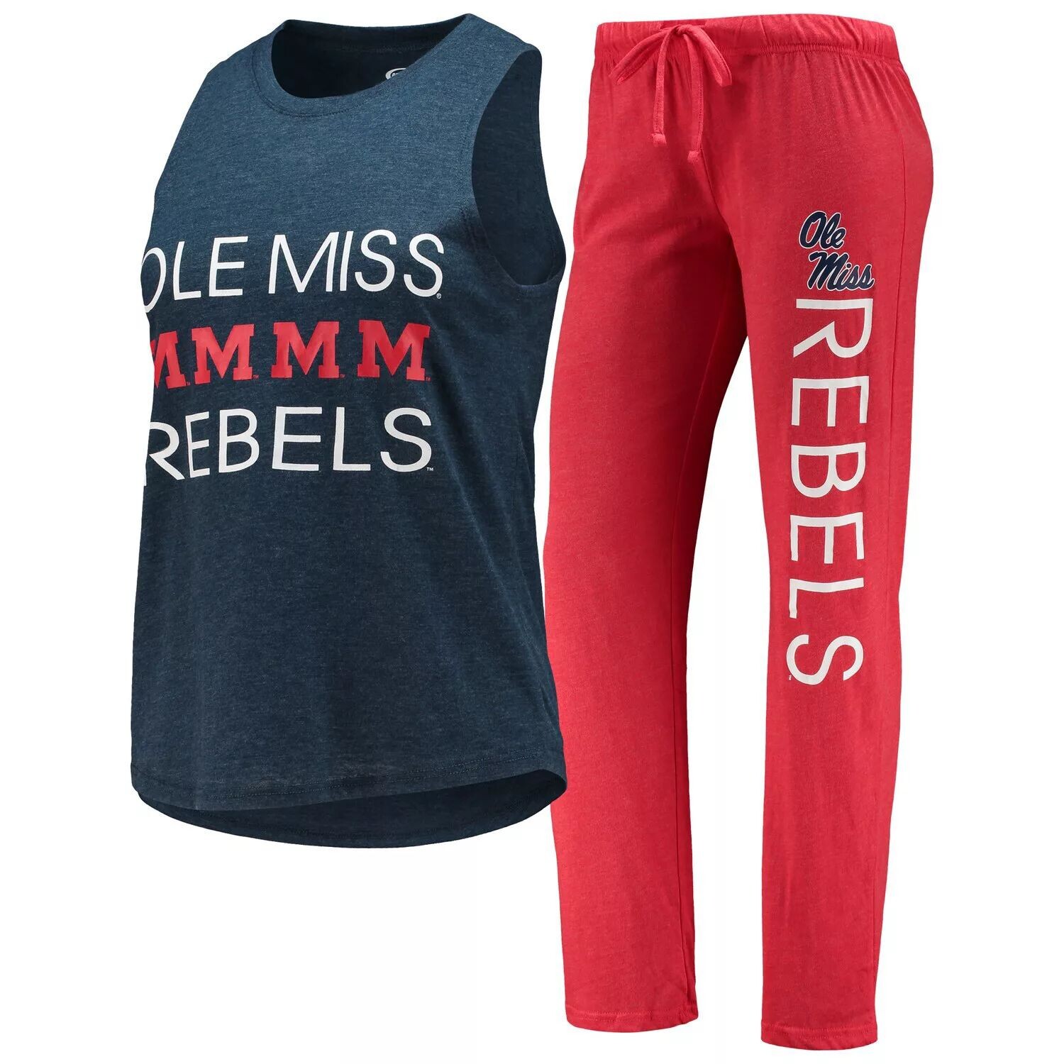 Женский комплект для сна с майкой и брюками Concepts Sport красный/темно-синий Ole Miss Rebels
Женский комплект для сна с майкой и брюками Concepts Sport красный/темно-синий Ole Miss Rebels