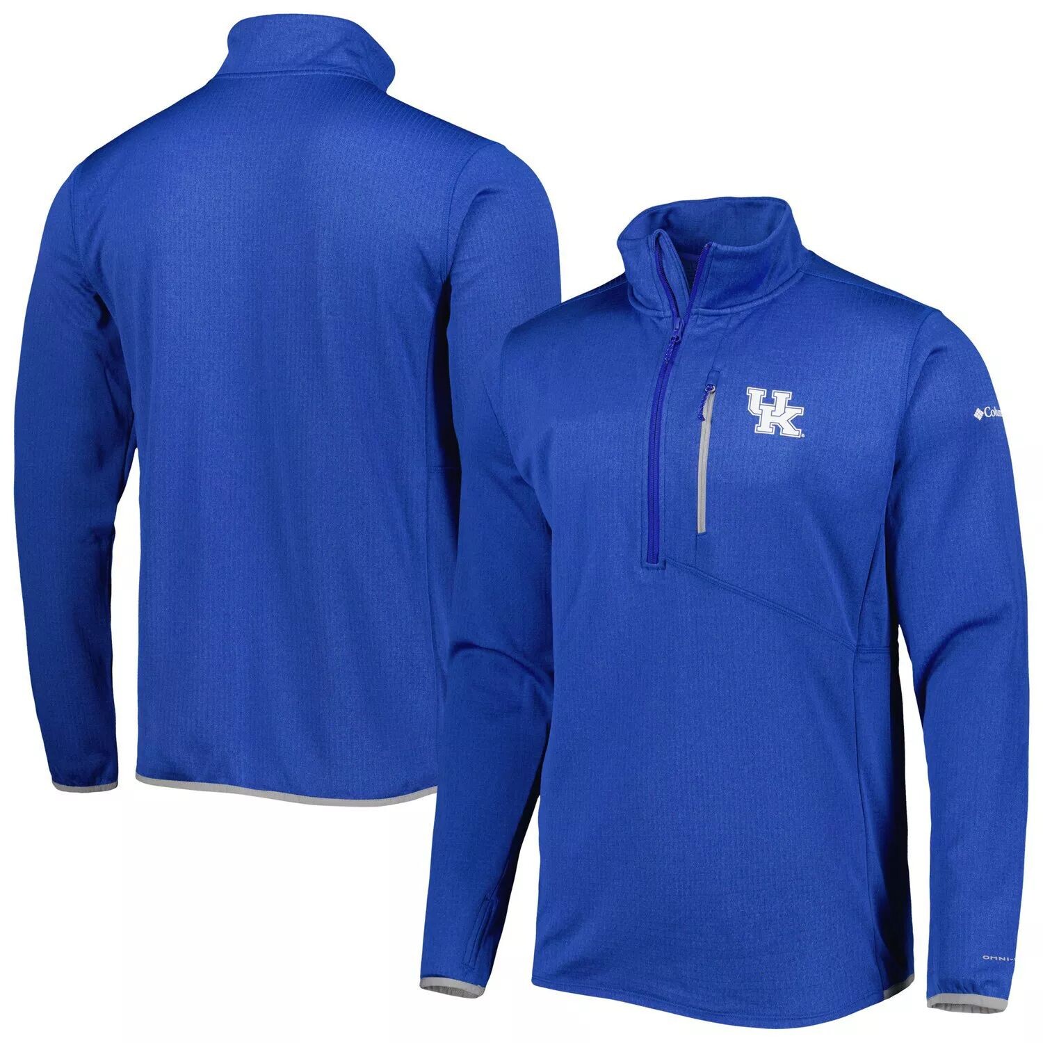 Мужская футболка с молнией до половины длины Columbia Royal Kentucky Wildcats Park View
Мужская футболка с молнией до половины длины Columbia Royal Kentucky Wildcats Park View