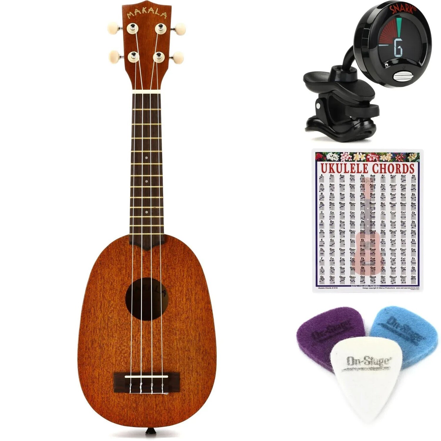 Новый набор предметов первой необходимости для укулеле Kala MK-P Makala Classic Pineapple Soprano
Новый набор предметов первой необходимости для укулеле Kala MK-P Makala Classic Pineapple Soprano