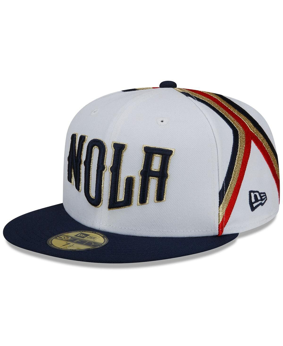 Мужская белая, темно-синяя шляпа New Orleans Pelicans 2021/22 City Edition City Edition Official 59FIFTY Облегающая шляпа New Era
Мужская белая, темно-синяя шляпа New Orleans Pelicans 2021/22 City Edition City Edition Official 59FIFTY Облегающая шляпа New Era