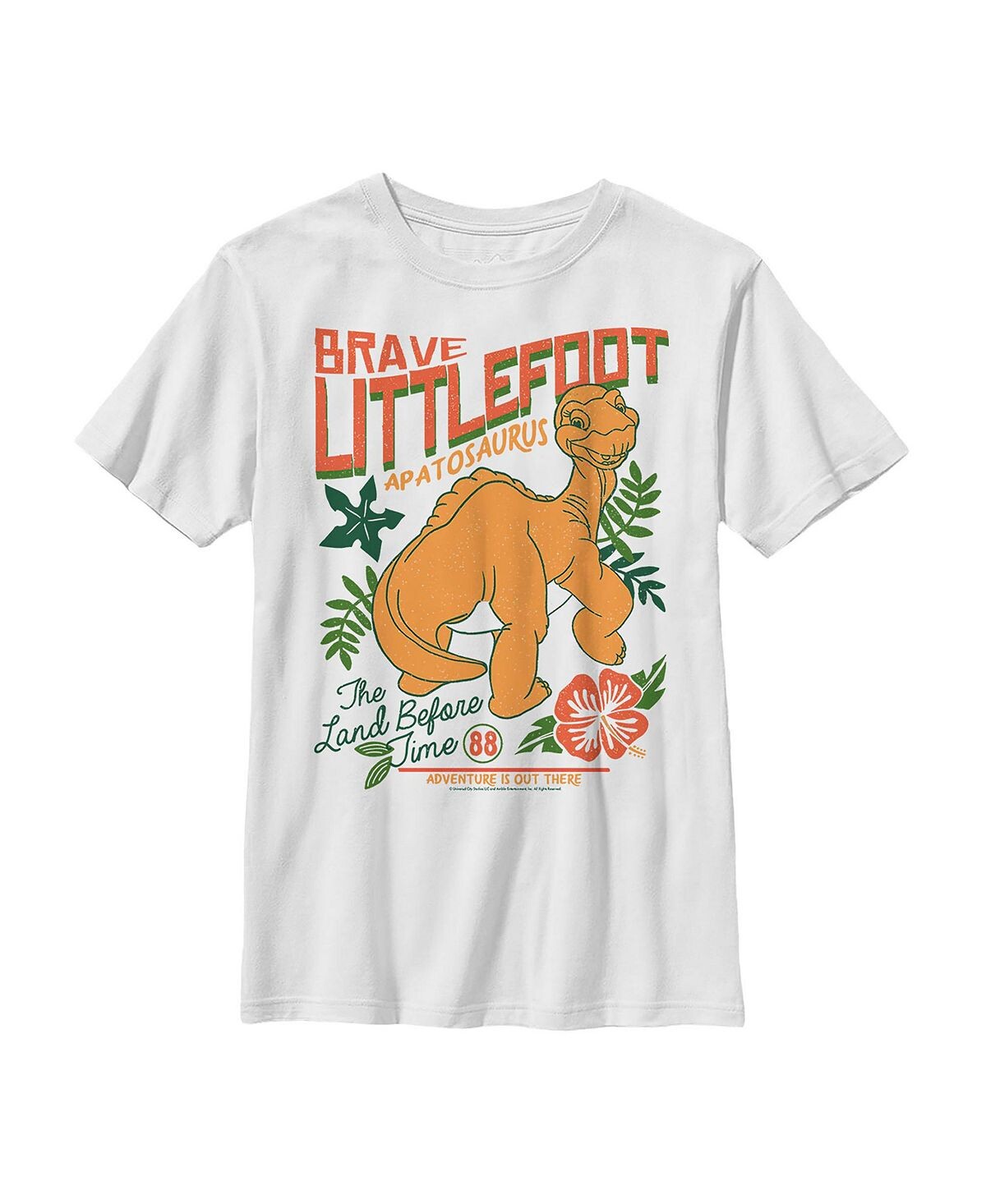Детская футболка с тропическим плакатом Littlefoot «Земля до начала времен» для мальчика NBC Universal
Детская футболка с тропическим плакатом Littlefoot «Земля до начала времен» для мальчика NBC Universal